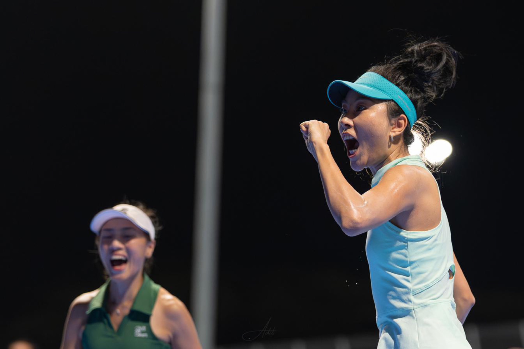 Match point celebration under lights, EPIC 2026