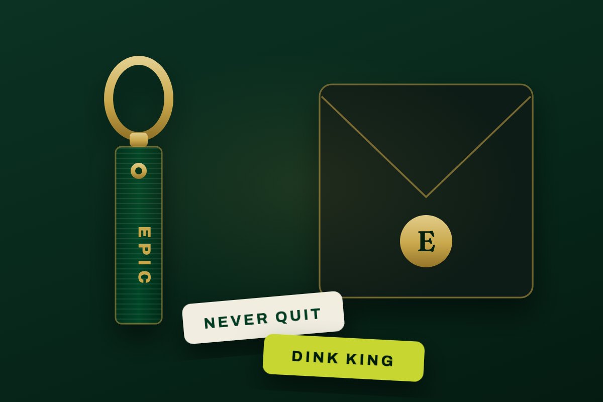 Starter kit — band, three tags and the gift envelope