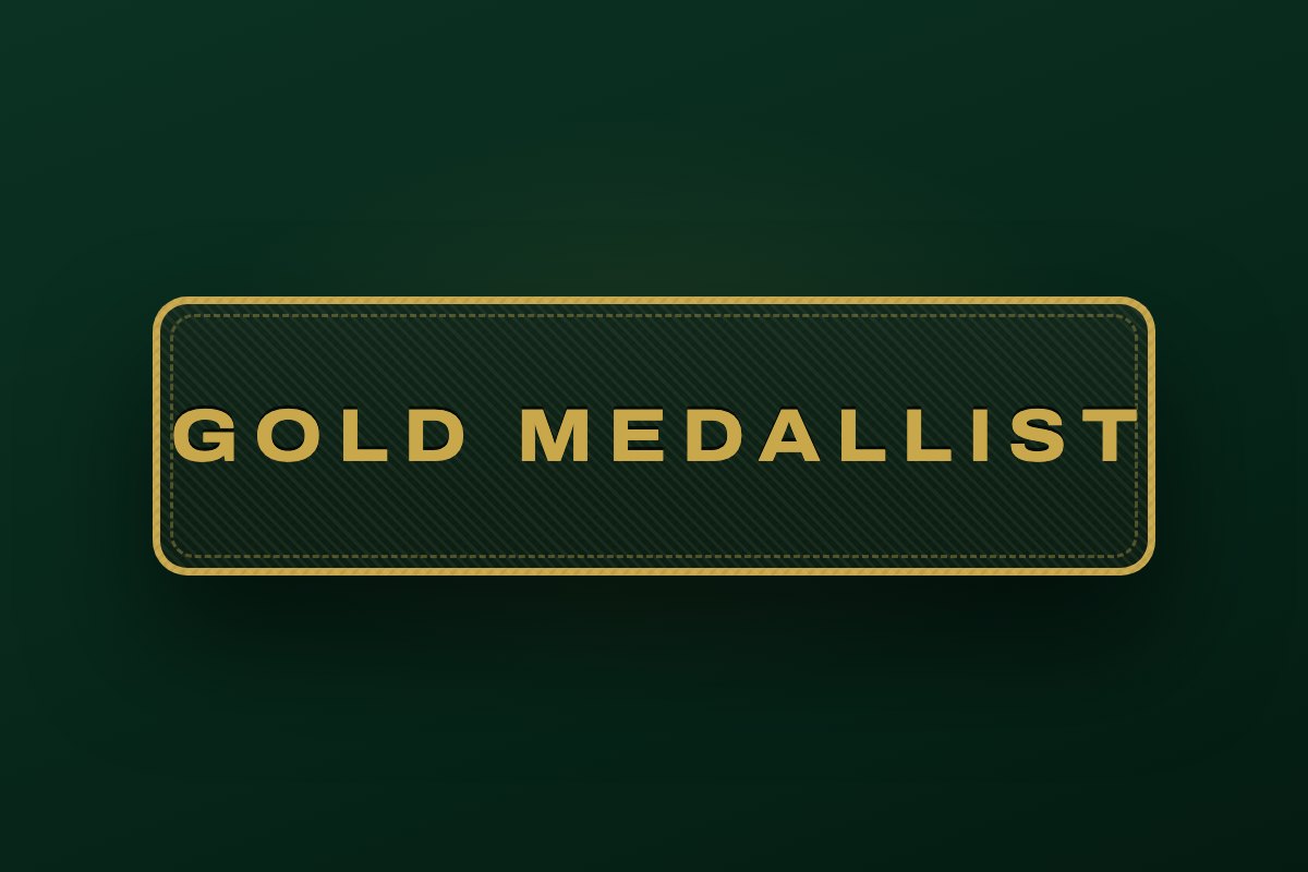 Gold Medallist tag